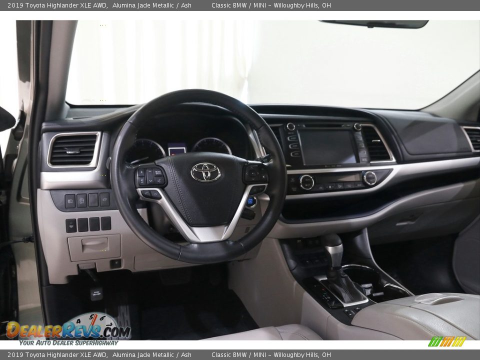 2019 Toyota Highlander XLE AWD Alumina Jade Metallic / Ash Photo #6