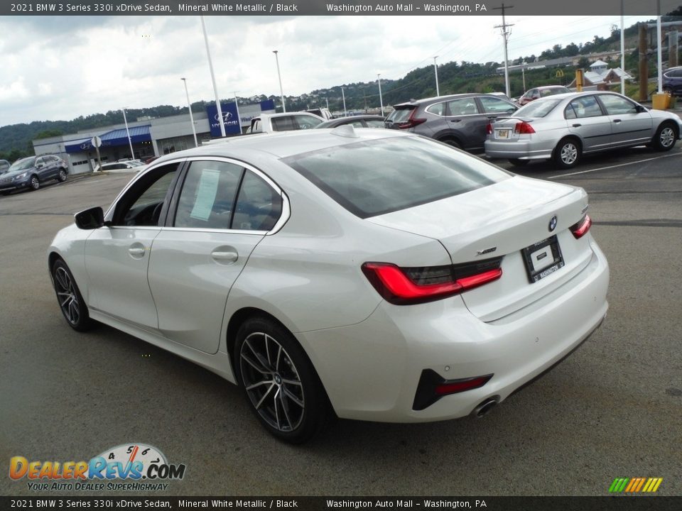 2021 BMW 3 Series 330i xDrive Sedan Mineral White Metallic / Black Photo #8