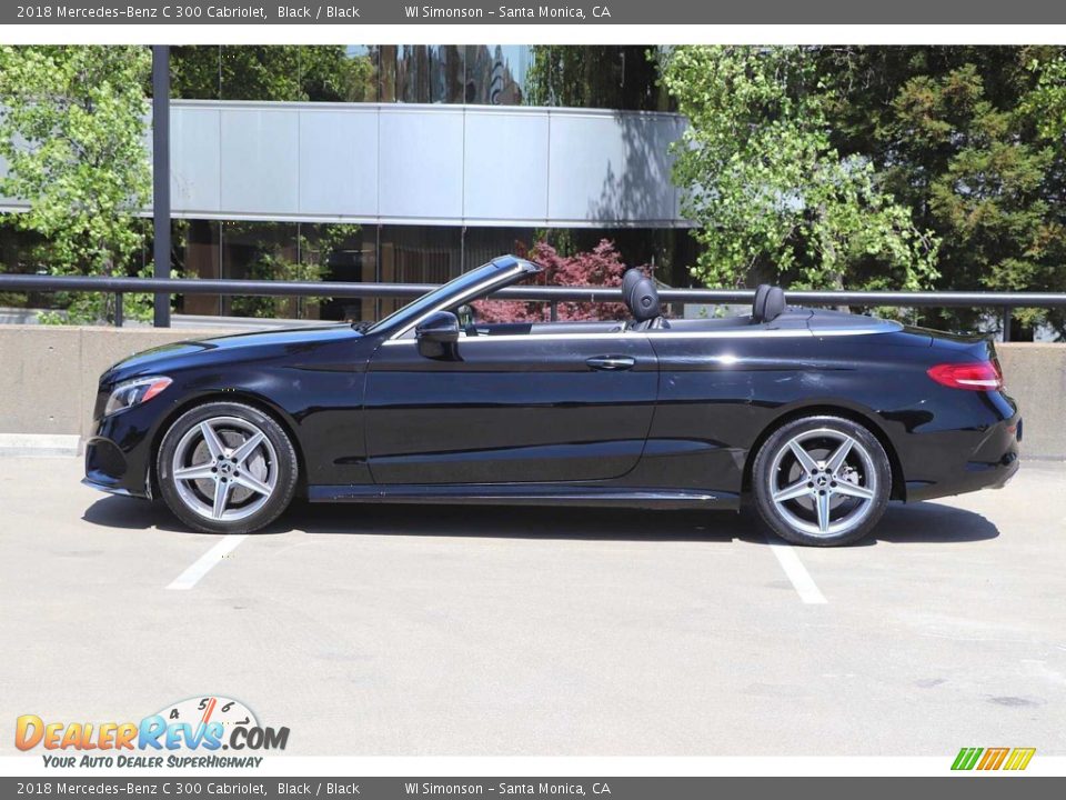 2018 Mercedes-Benz C 300 Cabriolet Black / Black Photo #11