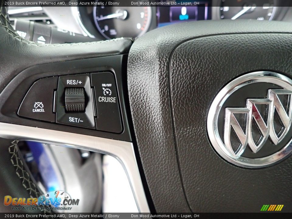 2019 Buick Encore Preferred AWD Deep Azure Metallic / Ebony Photo #17