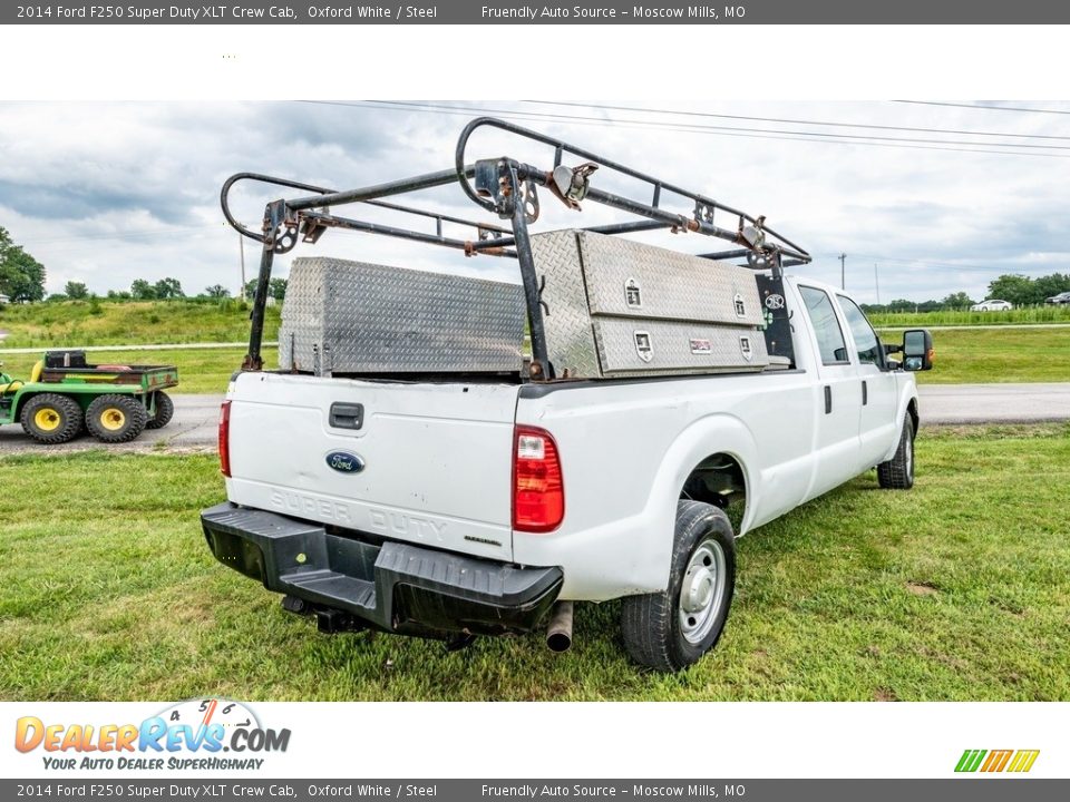 2014 Ford F250 Super Duty XLT Crew Cab Oxford White / Steel Photo #4