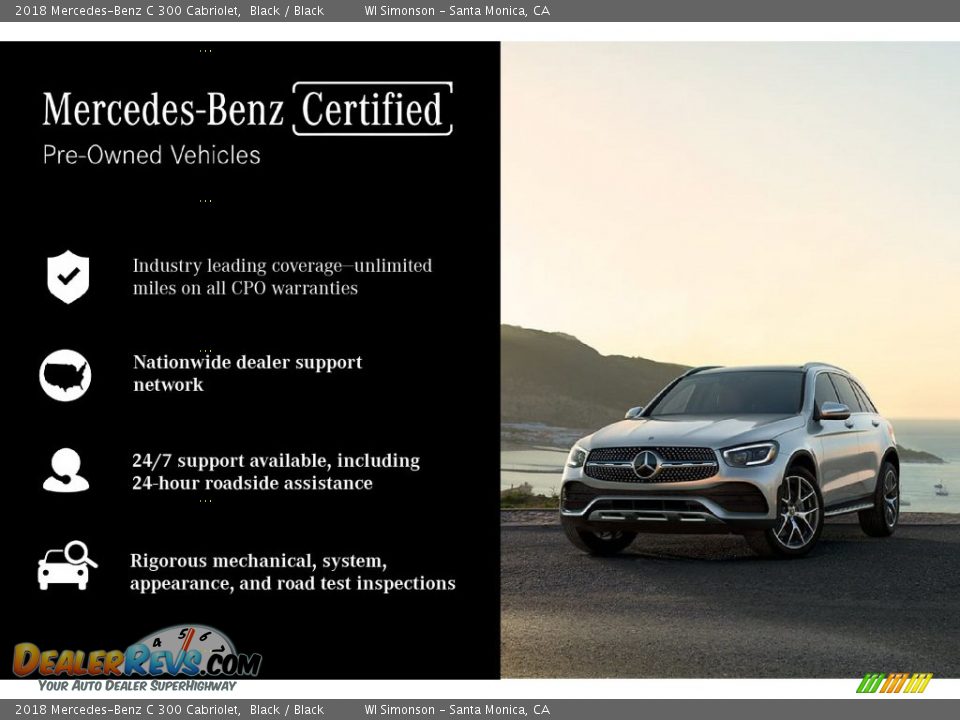 Dealer Info of 2018 Mercedes-Benz C 300 Cabriolet Photo #13