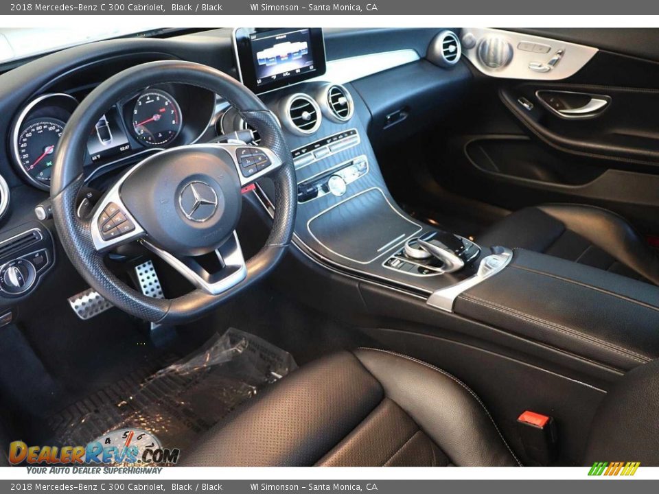 Black Interior - 2018 Mercedes-Benz C 300 Cabriolet Photo #15