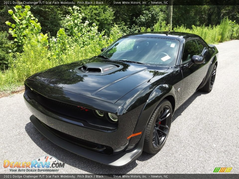 2021 Dodge Challenger R/T Scat Pack Widebody Pitch Black / Black Photo #3