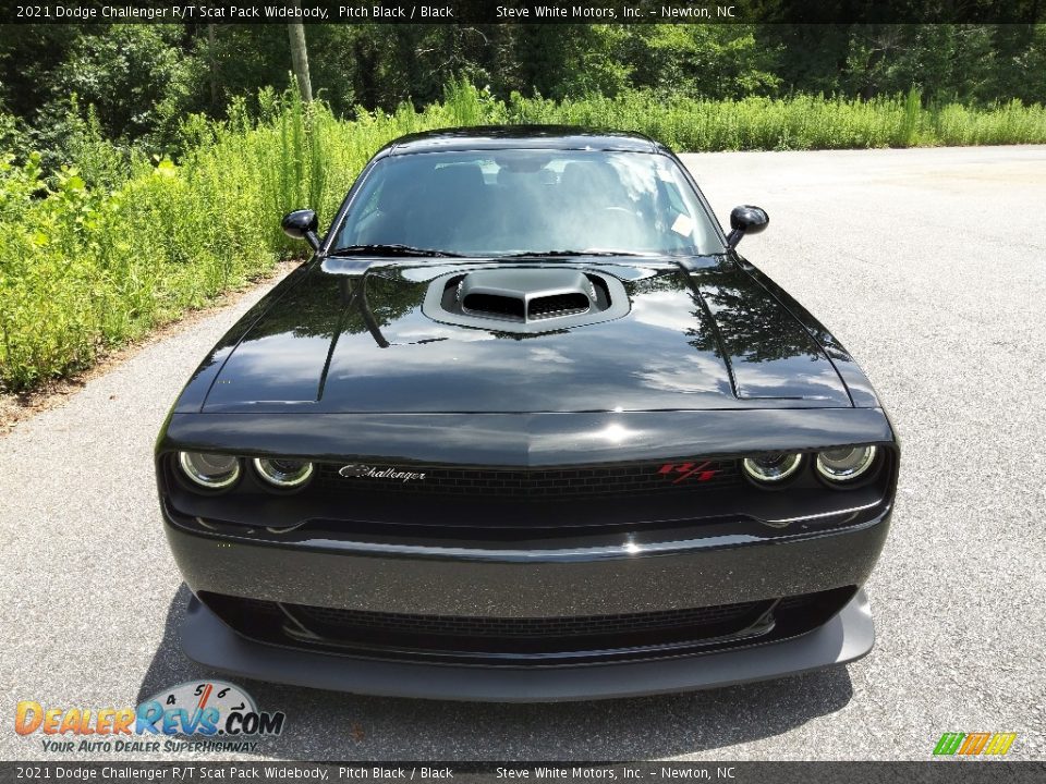 2021 Dodge Challenger R/T Scat Pack Widebody Pitch Black / Black Photo #4