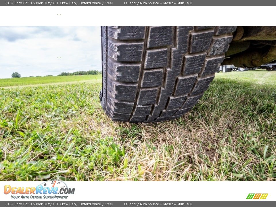 2014 Ford F250 Super Duty XLT Crew Cab Oxford White / Steel Photo #11