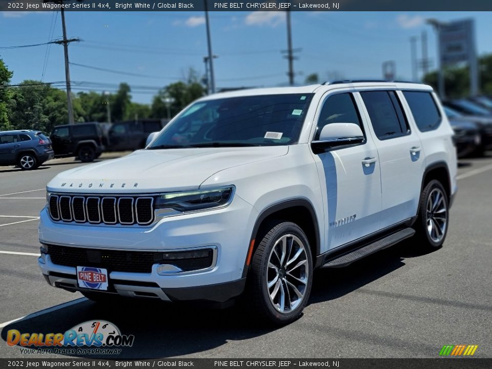 2022 Jeep Wagoneer Series II 4x4 Bright White / Global Black Photo #1