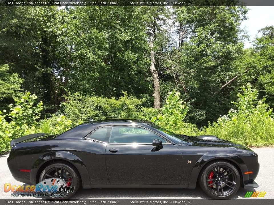 Pitch Black 2021 Dodge Challenger R/T Scat Pack Widebody Photo #6