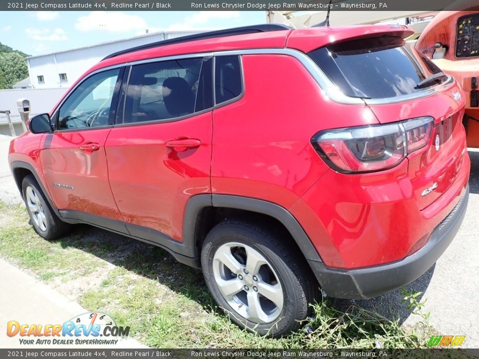 2021 Jeep Compass Latitude 4x4 Redline Pearl / Black Photo #2