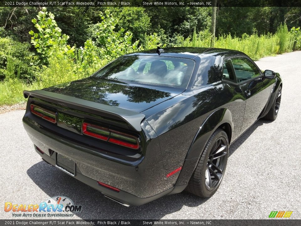 2021 Dodge Challenger R/T Scat Pack Widebody Pitch Black / Black Photo #7