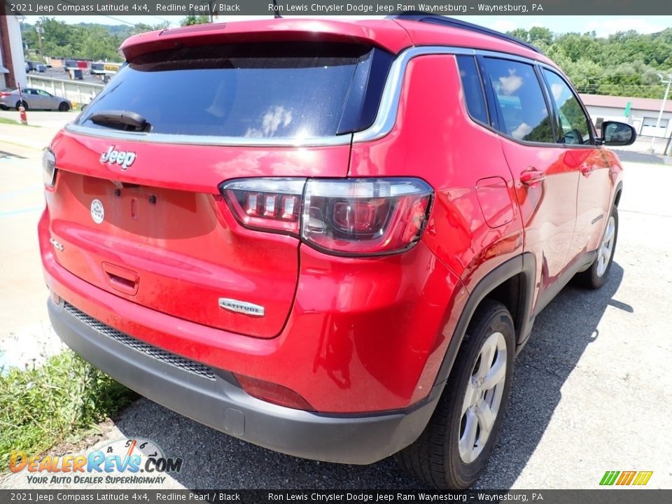 2021 Jeep Compass Latitude 4x4 Redline Pearl / Black Photo #3