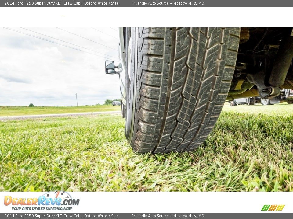 2014 Ford F250 Super Duty XLT Crew Cab Oxford White / Steel Photo #14