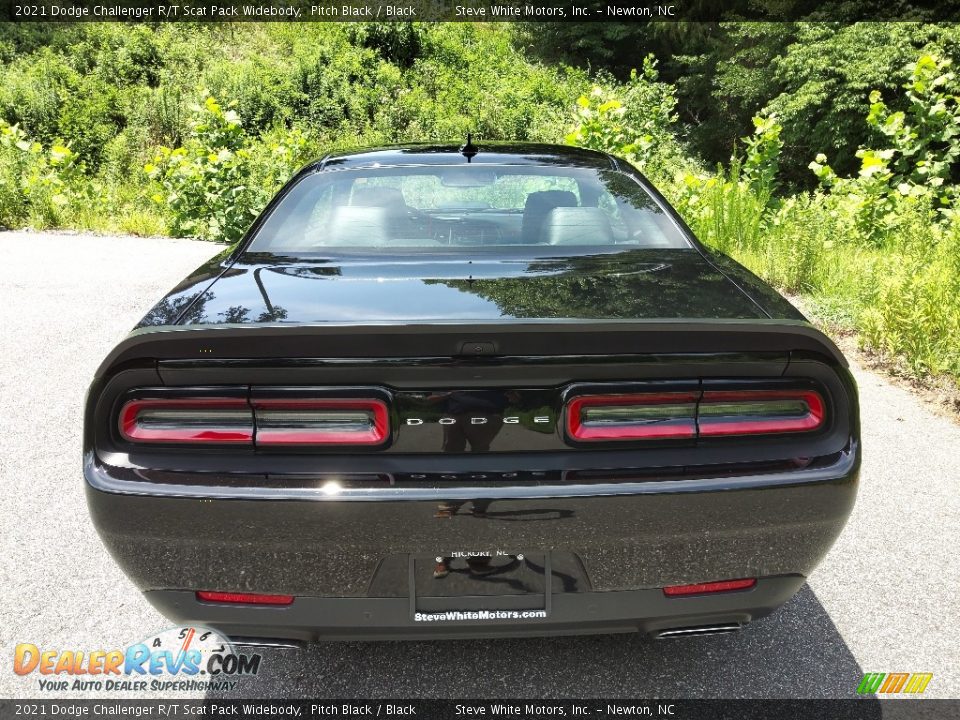 2021 Dodge Challenger R/T Scat Pack Widebody Pitch Black / Black Photo #8