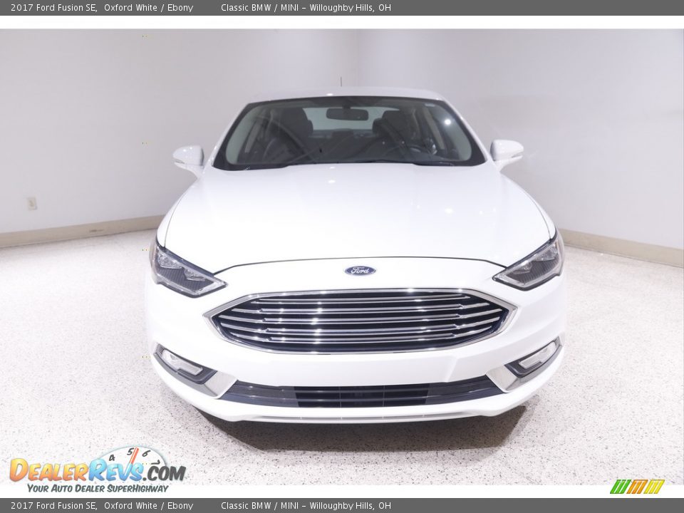 2017 Ford Fusion SE Oxford White / Ebony Photo #2