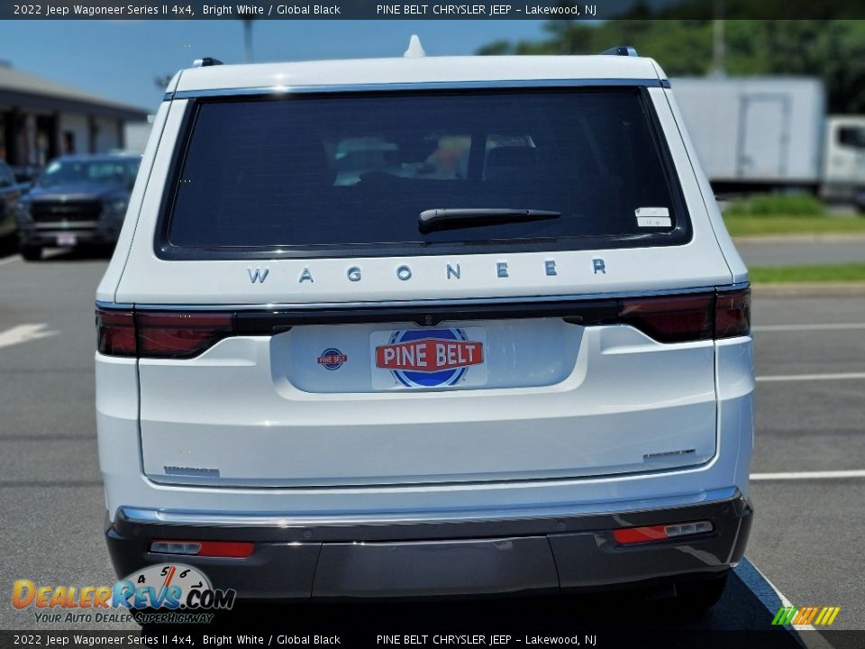 2022 Jeep Wagoneer Series II 4x4 Bright White / Global Black Photo #5