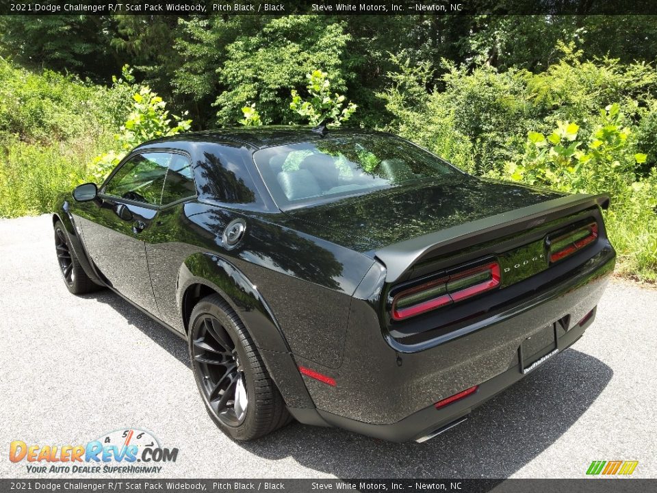 2021 Dodge Challenger R/T Scat Pack Widebody Pitch Black / Black Photo #9