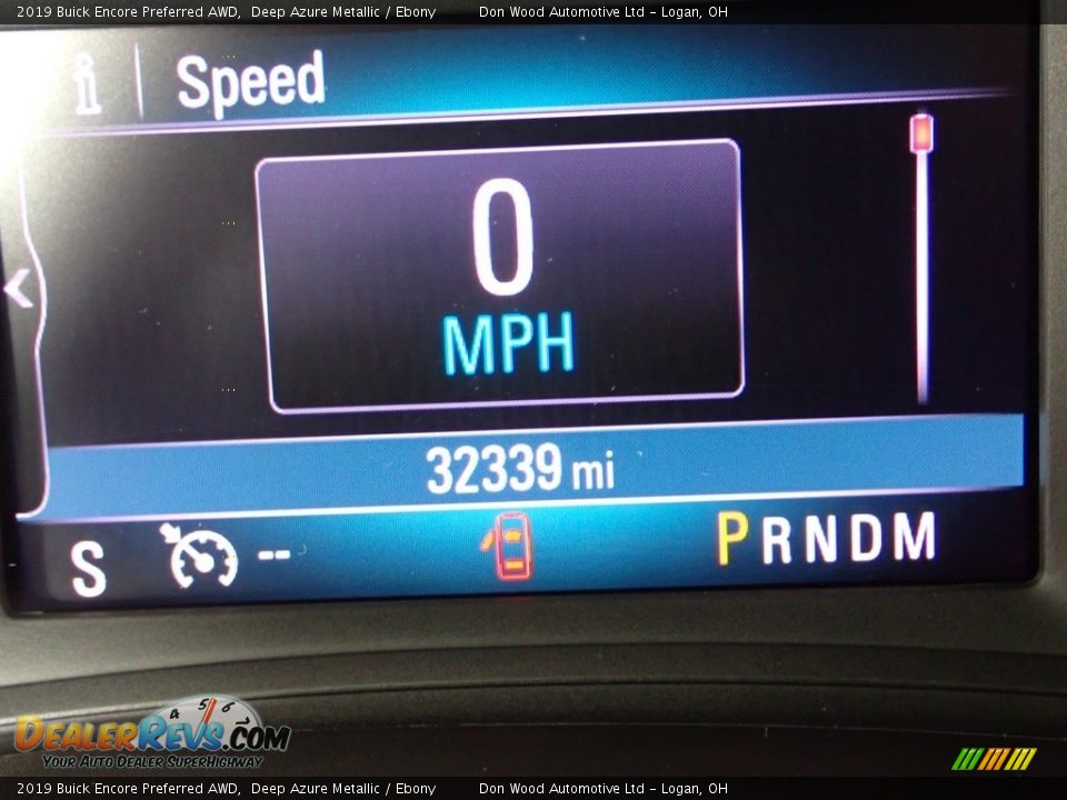 2019 Buick Encore Preferred AWD Deep Azure Metallic / Ebony Photo #30