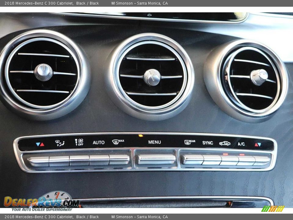 Controls of 2018 Mercedes-Benz C 300 Cabriolet Photo #24