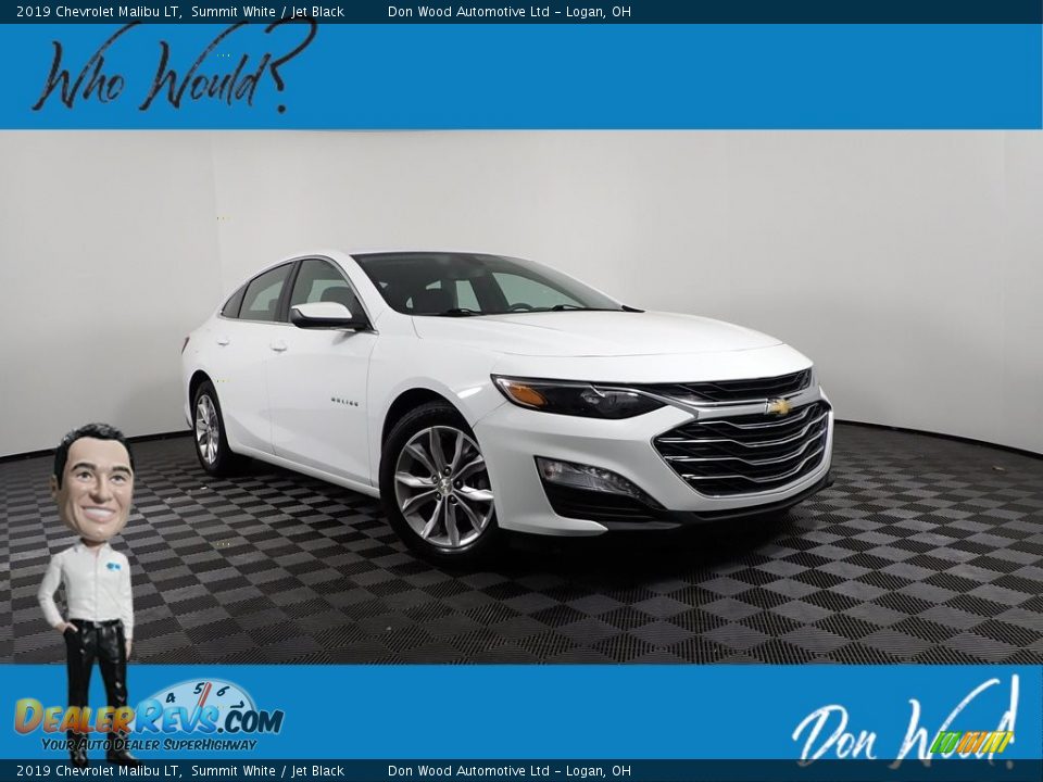 2019 Chevrolet Malibu LT Summit White / Jet Black Photo #1