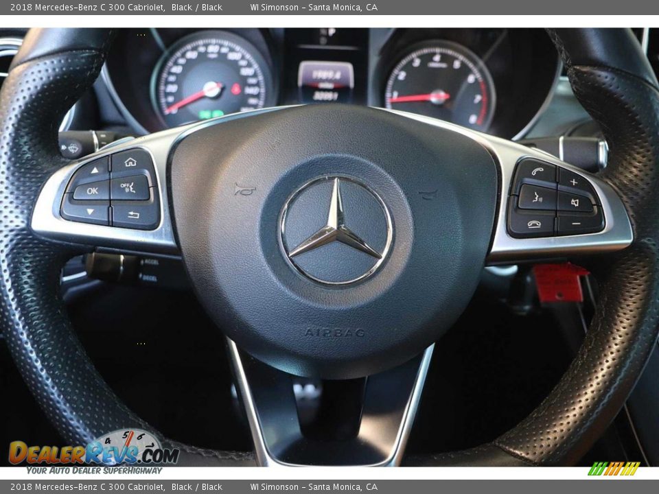 Controls of 2018 Mercedes-Benz C 300 Cabriolet Photo #28