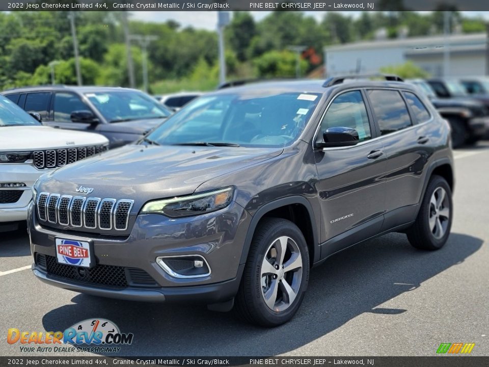 2022 Jeep Cherokee Limited 4x4 Granite Crystal Metallic / Ski Gray/Black Photo #1