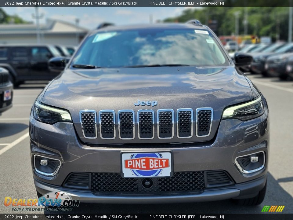 2022 Jeep Cherokee Limited 4x4 Granite Crystal Metallic / Ski Gray/Black Photo #2