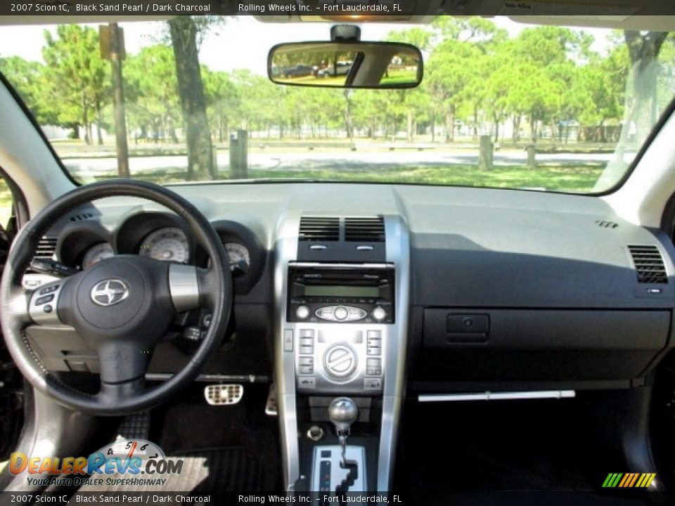 2007 Scion tC Black Sand Pearl / Dark Charcoal Photo #4