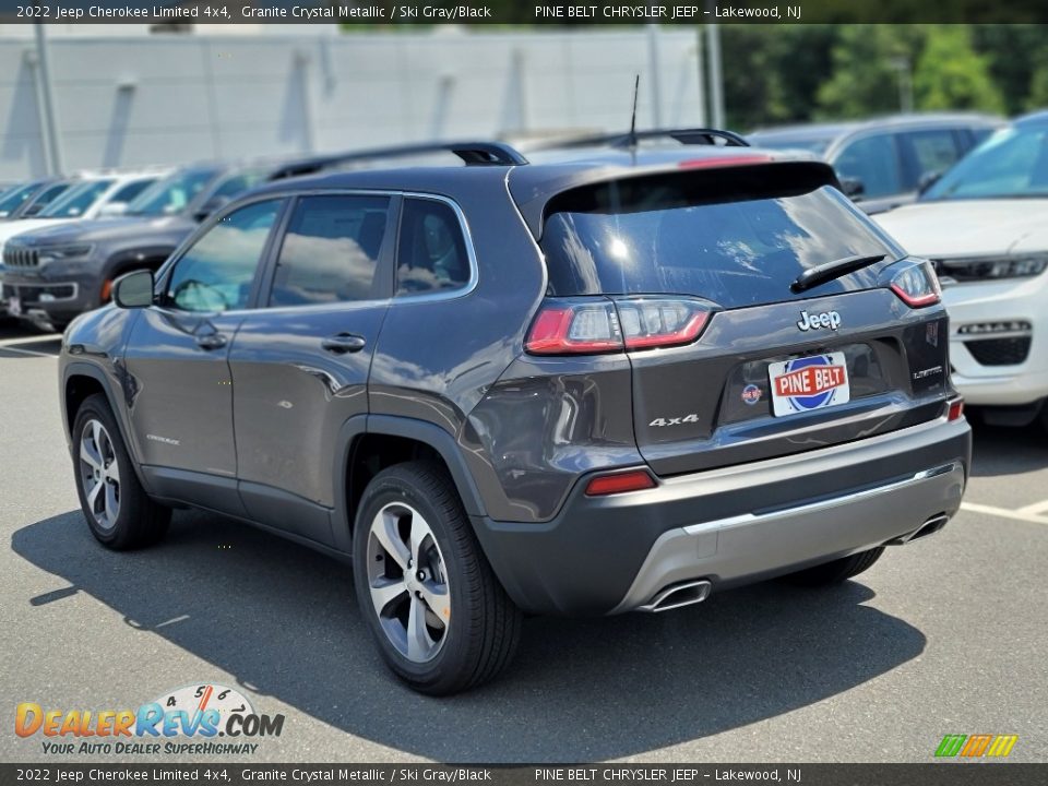 2022 Jeep Cherokee Limited 4x4 Granite Crystal Metallic / Ski Gray/Black Photo #4