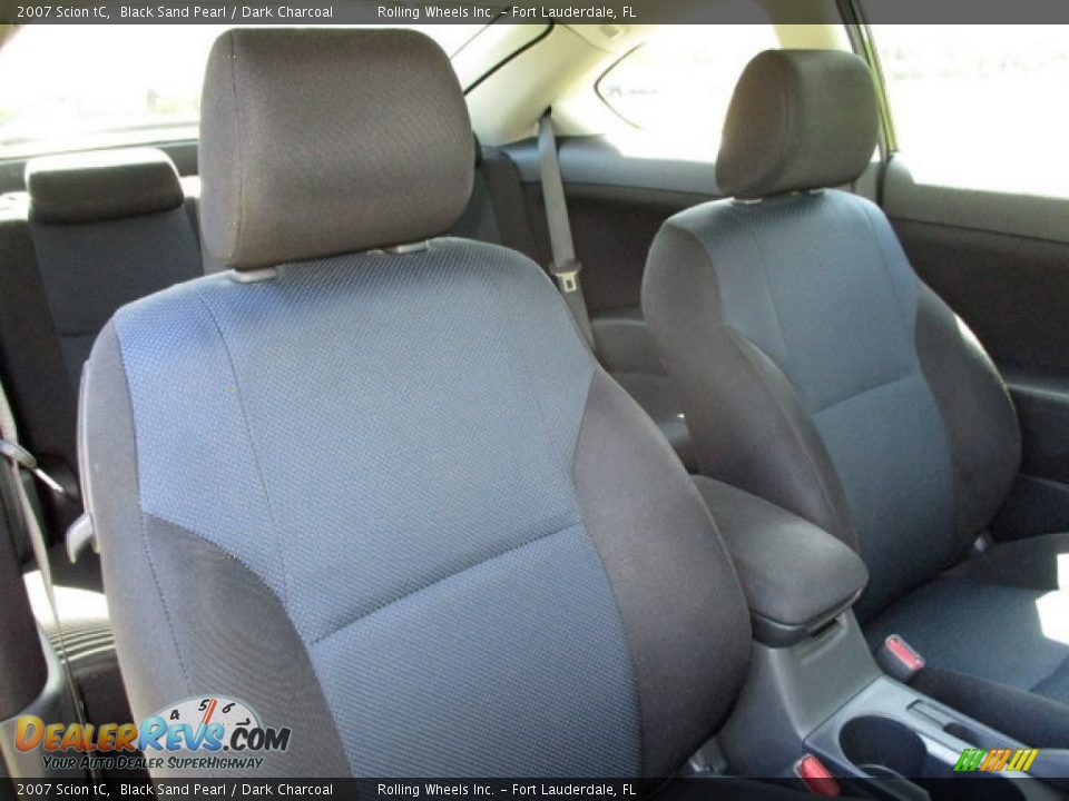 2007 Scion tC Black Sand Pearl / Dark Charcoal Photo #6