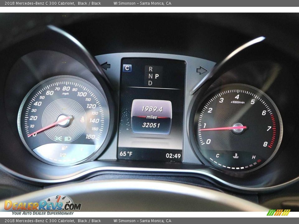 2018 Mercedes-Benz C 300 Cabriolet Gauges Photo #35