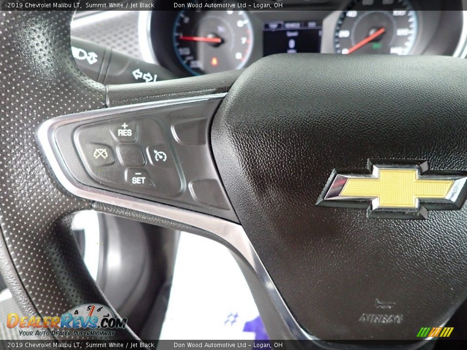 2019 Chevrolet Malibu LT Summit White / Jet Black Photo #17