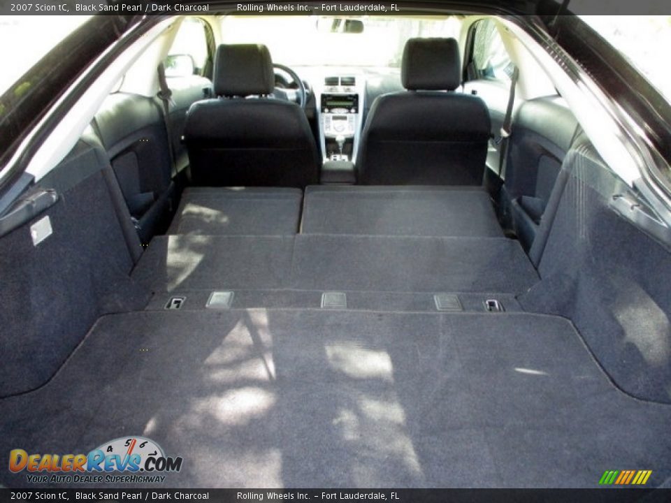 2007 Scion tC Black Sand Pearl / Dark Charcoal Photo #17
