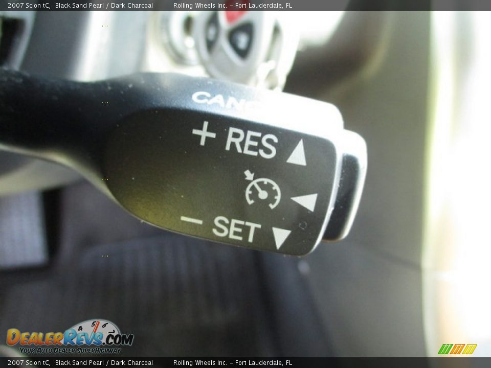 2007 Scion tC Black Sand Pearl / Dark Charcoal Photo #19