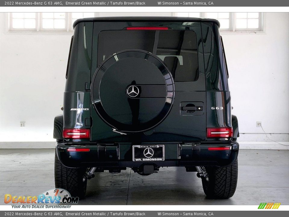 2022 Mercedes-Benz G 63 AMG Emerald Green Metallic / Tartufo Brown/Black Photo #3