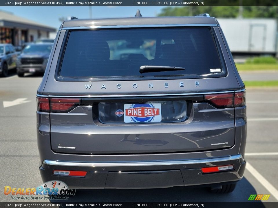 2022 Jeep Wagoneer Series III 4x4 Baltic Gray Metallic / Global Black Photo #5