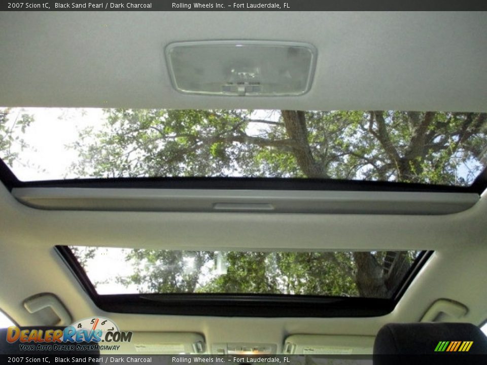 2007 Scion tC Black Sand Pearl / Dark Charcoal Photo #27