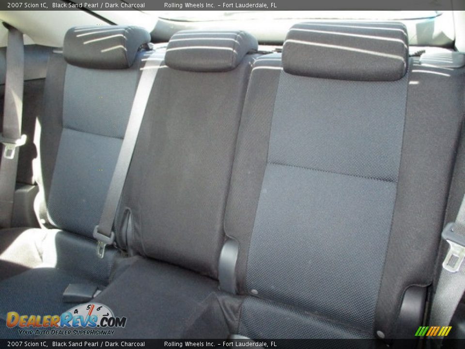 2007 Scion tC Black Sand Pearl / Dark Charcoal Photo #29