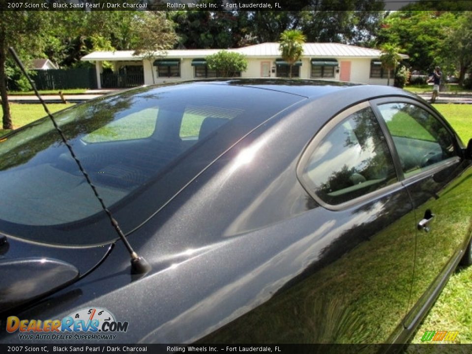 2007 Scion tC Black Sand Pearl / Dark Charcoal Photo #31