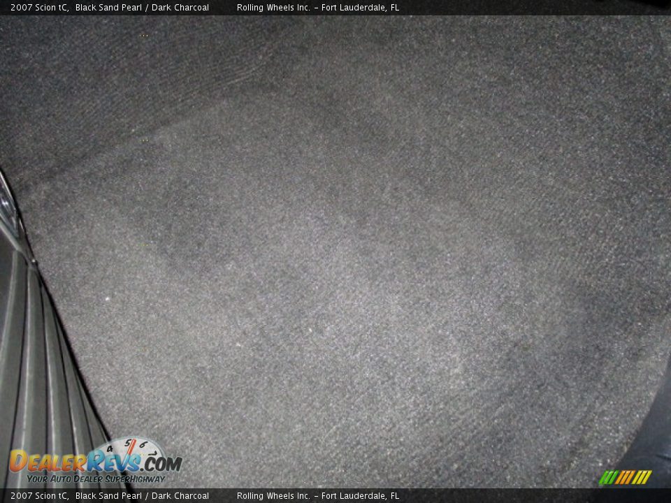 2007 Scion tC Black Sand Pearl / Dark Charcoal Photo #32