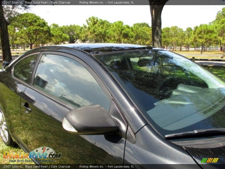 2007 Scion tC Black Sand Pearl / Dark Charcoal Photo #35