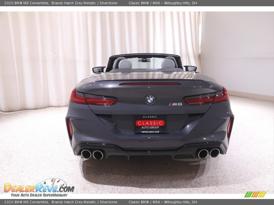 2020 BMW M8 Convertible Brands Hatch Grey Metallic / Silverstone Photo #23