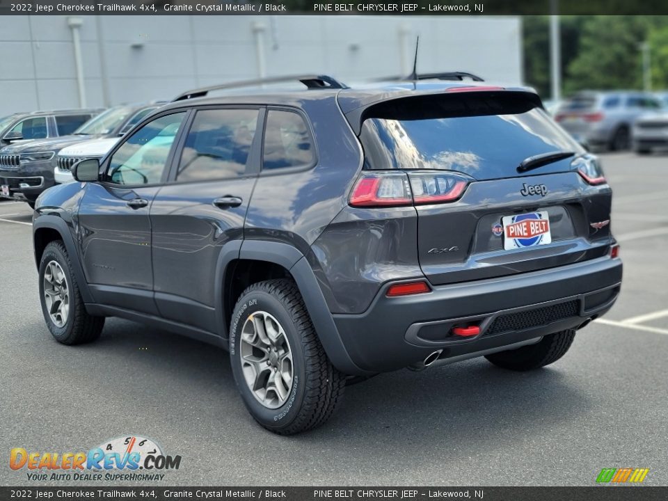 2022 Jeep Cherokee Trailhawk 4x4 Granite Crystal Metallic / Black Photo #4