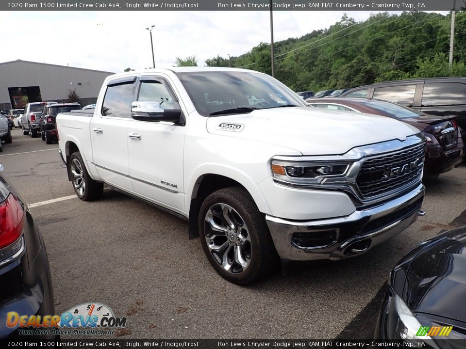 2020 Ram 1500 Limited Crew Cab 4x4 Bright White / Indigo/Frost Photo #2