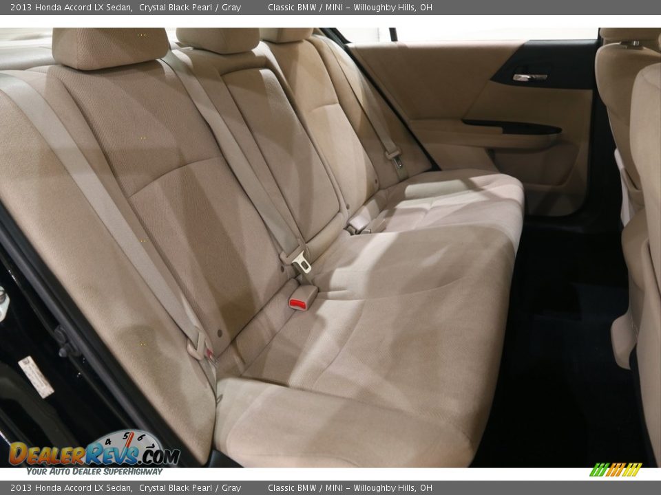2013 Honda Accord LX Sedan Crystal Black Pearl / Gray Photo #15