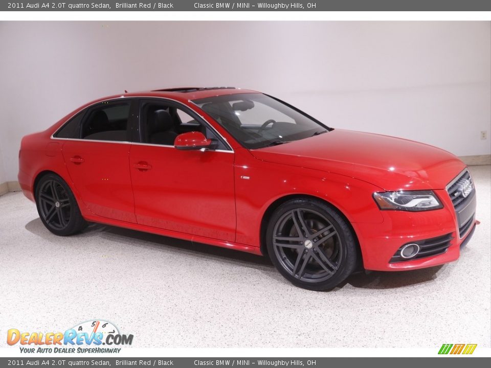 Brilliant Red 2011 Audi A4 2.0T quattro Sedan Photo #1