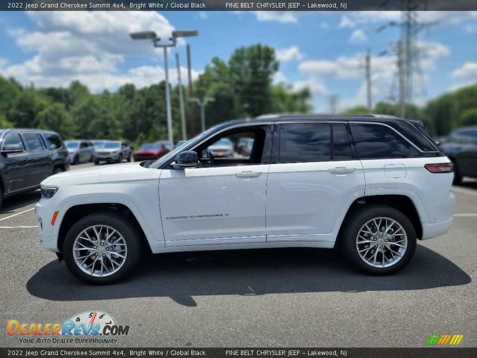 2022 Jeep Grand Cherokee Summit 4x4 Bright White / Global Black Photo #3