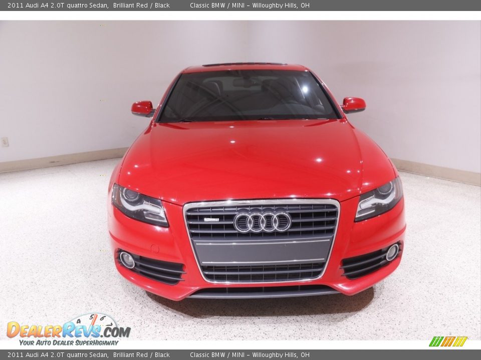 2011 Audi A4 2.0T quattro Sedan Brilliant Red / Black Photo #2