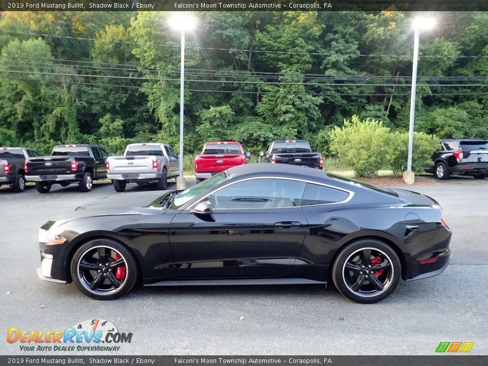 Shadow Black 2019 Ford Mustang Bullitt Photo #5