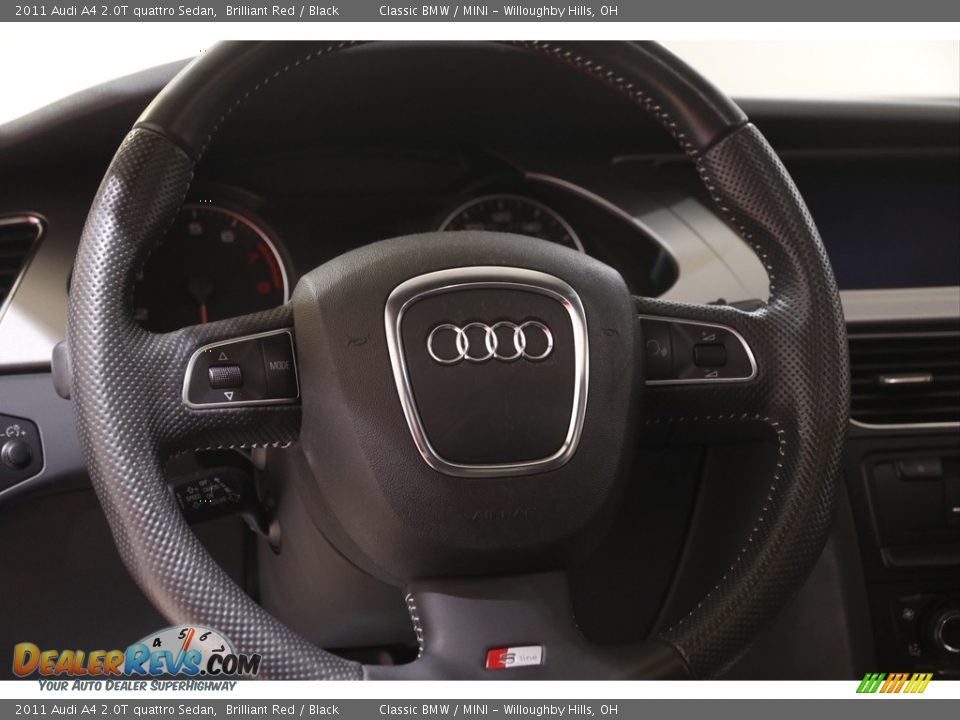 2011 Audi A4 2.0T quattro Sedan Steering Wheel Photo #7