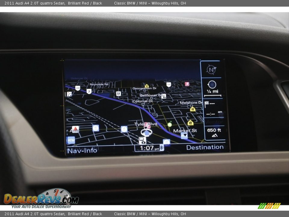 Navigation of 2011 Audi A4 2.0T quattro Sedan Photo #10